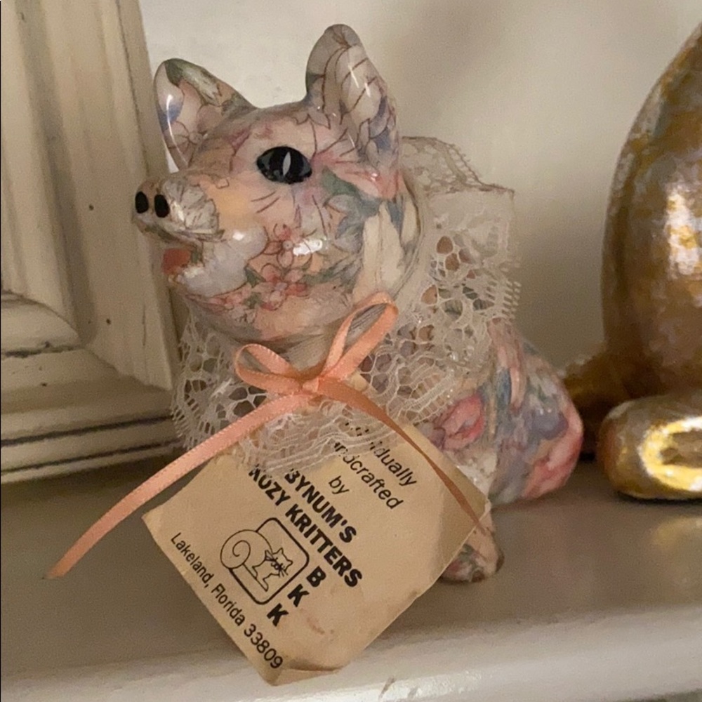 decoupage pig